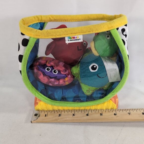 Tomy Lamaze My First Fish Tank & Sea Creatures Plush Rattle Crab L27204 Baby Toy - Picture 13 of 13